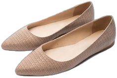 Beige Closed Toe Ballet Flats For Fall, Beige Ballet Flats For Fall, Beige Ballet Flats For Fall With Flat Heel, Beige Slip-on Ballet Flats For Fall, Beige Closed Toe Ballet Flats For Office, Brown Ballet Flats For Office, Beige Almond Toe Flats For Office, Beige Pointed Toe Ballet Flats For Fall, Beige Pointed Toe Flats For Fall