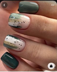 Trends Nails, Colorful Nails, Cute Gel Nails, Nails 2021, Nails 2023, Dipped Nails, Girls Nails, Glitter Nail Art, 2022 Trends