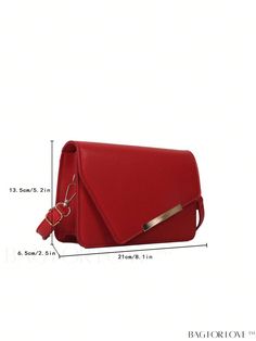 BagForLove - Square Bag Flap Magnet: Stylish Metal Decor for Fashion Enthusiasts Product Description Color Red Type Square Bag Bag Size Small Strap Type Adjustable Style Elegant Pattern Type Plain Closure Type Flap Coating 100% Polyurethane Composition 100% Polyurethane Material PU Leather Size Chart INCH CM Strap Length Bag Length Bag Width Bag Height 47.2 inch 8.3 inch 2.6 inch 5.3 inch Strap Length Bag Length Bag Width Bag Height 120 cm 21 cm 6.5 cm 13.5 cm Details Pictures Similar Products h Square Red Clutch, Chic Envelope Bag For Gifts, Chic Envelope Bag For Gift, Red Envelope Travel Bag, Chic Envelope Mobile Phone Bag, Chic Party Flap Bag With Adjustable Strap, Solid Color Party Shoulder Bag, Rectangular Flap Bag With Adjustable Strap For Party, Chic Red Envelope Bag