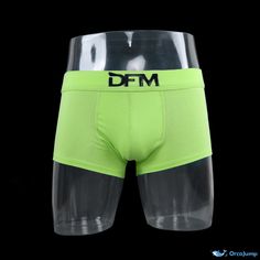 Orcajump - Seductive Low-Rise Cotton Boxer Briefs - Trendy Shorts for Ultimate Comfort Green Stretch Short Boxer Briefs, Green Stretch Boxer Briefs For Summer, Green Fitted Boxer Briefs, Fitted Green Boxer Briefs, Fitted Green Boxer Briefs For Summer, Green Fitted Short Boxer Briefs, Green Stretch Boxer Briefs, Trendy Shorts, Boxer Briefs