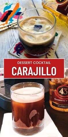 desert cocktail with caraullo in the middle