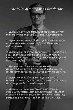 the rules of a kingman gentleman