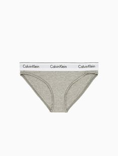 Modern Cotton Bikini Bottom | Calvin Klein Logo Silhouette, Calvin Klein Bra, Intimo Calvin Klein, My Calvins, Logo Collection, Sporty Look, Purple Grey, Fashion Inspo Outfits, Calvin Klein