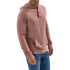 Made to keep you warm and comfortable in the cooler days ahead, this Wrangler Men's Hooded Pullover will quickly become your closet staple. This sweatshirt is made of 100% cotton and comes with a kangaroo-style pocket to store essentials. Pair with your favorite Wrangler jeans to complete an effortless look. Size: 2XL.  Color: Brown.  Gender: male.  Age Group: adult. Tall Hoodies, Big Clothes, Mens Hooded, Wrangler Jeans, Pullover Men, Hooded Pullover, Big And Tall, Mens Sweatshirts, Kangaroo