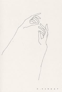 a black and white drawing of a hand holding something in it's left hand