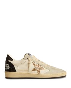 Golden Goose Women's Ball Star Low Top Sneakers Low Top Sneakers, Golden Goose, Sneakers White, Low Top, Top Sneakers, White Gold, Stars, Sneakers, Gold