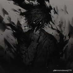 Horror Anime, Dark Horror, Cool Anime Backgrounds, Japon Illustration, Dark Anime Guys, Anime Cover Photo, Fantasy Paintings, Dark Art Illustrations