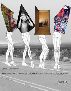 an advertisement for circcardo featuring four women in bodysuits and one woman with her hands on her head