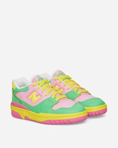 550 Sneakers Pink / Green / Lime – Slam Jam Balance 550, Sneakers Pink, Basketball Legends, A Basketball, New Balance Sneakers, Cadillac Escalade, Mens Sportswear, Sneaker Collection, Casual Sneakers