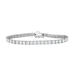 Captivate time and time again whenever you wear this 14k white gold Charles & Colvard tennis bracelet. Captivate time and time again whenever you wear this 14k white gold Charles & Colvard tennis bracelet.Click on this JEWELRY & WATCHES GUIDE to learn about fit, styles, materials and more! Length: 7 in. Metal: 14k white gold Plating: rhodium Finish: polishedSTONE DETAILS Total carat weight: 9 9/10 ct. Stone type: lab-created moissanite Shape: round brilliant Setting: prong Diamond equivalent car White Platinum Diamond Bracelet With Accents, White Platinum Diamond Jubilee Bracelet, White Platinum Jubilee Diamond Bracelet, Classic Platinum Diamond Bracelet With Accents, White Diamond Bracelet In Platinum Luxury Style, Classic Platinum Diamond Bracelet, Classic Platinum Diamond Bracelet For Wedding, Formal Moissanite Diamond Bracelet With Prong Setting, Formal Moissanite Bracelet With Prong Setting