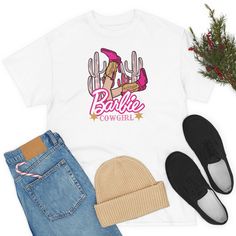 Birthday Party Cowboy Barbie Cowgirl Bachelorette T Shirt Cowboy Barbie, Barbie Cowgirl, Bachelorette T Shirt, Couple T Shirt Design, T Shirt Collection, Christmas Minimalist, Gnome Shirt, Bachelorette Tshirts, Cowgirl Bachelorette