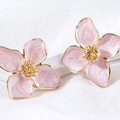 Material: Plastic Color: Baby Pink Style: Vacation Details: Flowers Earring Studs Materials: Stainless Steel Pink Floral Earrings, Rose Gold Flower Earrings For Summer, Pink Flower Shaped Earrings For Summer, Spring Rose Gold Flower Earrings For Pierced Ears, Feminine Rose Gold Earrings For Spring, Rose Gold Flower-shaped Earrings For Summer, Pink Petal-shaped Earrings For Spring, Elegant Pink Flower Earrings For Spring, Feminine Pink Flower-shaped Jewelry