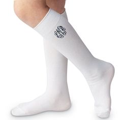 If you are looking for a traditional knee high that hugs legs in comfort then Jefferies seamless Big Hug knee highs are for you! Comes with two pairs of socks. If you choose to monogram your socks only ONE pair will be monogrammed. 2 out of 4 socks will be monogrammed. White Casual Knee-high Socks For School, Casual White Knee-high Socks For School, White Knee-high School Socks, Fitted White Cotton Knee-high Socks, Comfortable White Cotton Knee-high Socks, White Knee High Socks, Knee Highs, Monogram Ideas, Big Hug