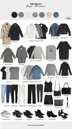 Black And Grey Capsule Wardrobe, Capsule Wardrobe All Black, Black And Green Capsule Wardrobe, Black White And Green Capsule Wardrobe, Black And White Capsule Wardrobe Fall, Black White Stripes Outfit, Capsule Wardrobe Black White Grey, Black White Capsule Wardrobe, Starter Capsule Wardrobe