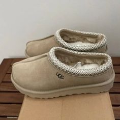 UGG Tasman Slippers Mustard Seed Mustard Seed Ugg Tasman, Ugg Tazz, Tasman Slippers, Ladies Slides, Ugg Slippers Women, Ugg Tasman Slippers, Ugg Tasman, Shoes Ugg, Ugg Slippers