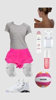 This one has a volleyball xx Volleyball Tryouts, Sand Volleyball, What Should I Wear, Cute Fit, Beach Volleyball, Just Do It, Volleyball, High School