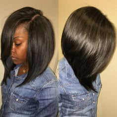 ❥♚ Straight Bobs, Teenage Hairstyles, Luxy Hair, American Hairstyles, Short Straight Hair, Hair Life, Frontal Wig, Long Bob