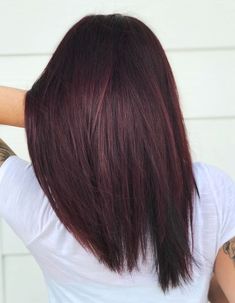 Dark Red Hair Dye, Pelo Color Borgoña, Red Burgundy Hair Color, Dark Hair Dye, Red Violet Hair, Skin Tone Hair Color, Violet Hair