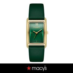 in stock Burton Women, Leather Strap Watch, Olivia Burton, Green Leather, Forest Green, Leather Straps, Buy Online, Forest, Weddings