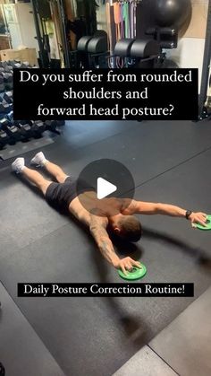 Kai Wilson Hill on Instagram: "Posture Correction Daily Routine!   Upper Crossed Syndrome(rounded shoulders/forward head) posture is incredibly common today with a majority of our occupations residing at desks or on our phones.   It is important to address this imbalance and strengthen the posterior muscles to create balance and stability in the body. If left untreated or ignored this issue can become very detrimental to your health in later years and drastically increase your risk for injuries.   I highly advise you to add a posture routine such as this one to to it daily regimen. This could possibly be the most important part of your exercise routine as having a strong and solid foundation is the key factor to build a strong and healthy physique.   10 minutes a day of these exercises cou Forward Shoulder Exercise, Shoulder Posture Correction Exercise, Exercises For Posture Correction, Posture Exercises Correction, Exercise For Posture Correction, Rounded Shoulders Correction, Upper Cross Syndrome Exercises, 20 Minute Yoga Sequence, Rounded Shoulder Exercises