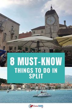 A scenic coastal town with historic buildings, a clock tower, and sailboats docked along the harbor in Split, Croatia. Croatia Bucket List, Backpacking Inspiration, Things To Do In Croatia, Travel Croatia, Croatia Travel Guide, Croatia Beach, Visit Croatia, Eastern Europe Travel, Split Croatia