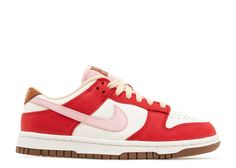 Wmns Dunk Low Premium 'Bacon' - Nike - FB7910 600 - sport red/sheen/sail/medium brown | Flight Club Wmns Dunk Low, Jordan Yeezy, Air Jordan 13 Retro, Flight Club, Jordan 8, Jordan 2, Colour Blocking, Mens Shoes Casual Sneakers, New Nike Air