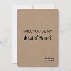 Down For Real - Funny Bridesmaid Proposal Invitation