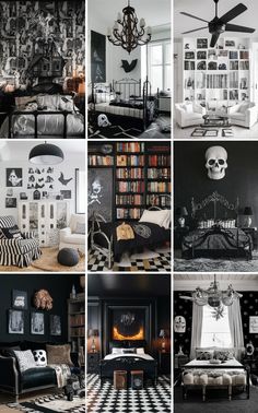 Fall Furniture , Autumn Cozy Fall ,Decor Easy Fall ,
Decor Neutral Fall ,Decor Fall ,Decor Inspiration ,Fall Decor Ideas Spooky Interior, Gothic Bedroom Ideas, Monochrome Room