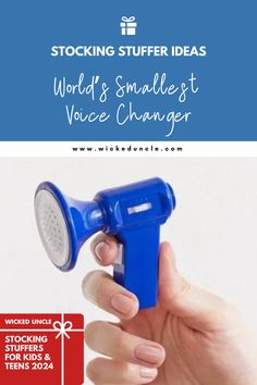 Stocking Stuffers for Kids - World's Smallest Voice Changer Voice Changer, Christmas Gift For Kids, Unique Christmas Gift, Unique Christmas Gifts, Gift For Kids, Christmas Gifts For Kids