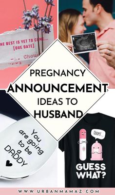 the words pregnant announcement ideas to husband