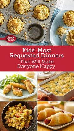 kids's most re - created dinners that will make everyone happy with their favorite appetizers