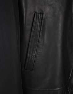 100% Leather 100% Polyamide 100% Cotton 100% Polyester Luxury Leather Jacket With Padded Collar For Business, Luxury Business Outerwear With Leather Lining, Classic Leather-lined Biker Jacket For Business, Luxury Black Outerwear With Leather Lining, Modern Leather Jacket With Padded Collar For Business, Classic Leather Jacket With Concealed Placket, Aviator Leather Jacket, Dean And Dan Caten, John Lobb