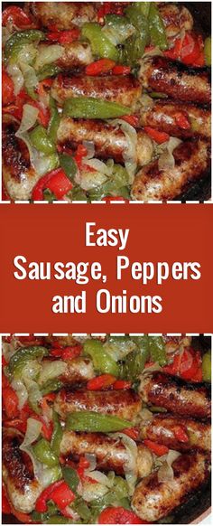 the recipe for sausage peppers and onions