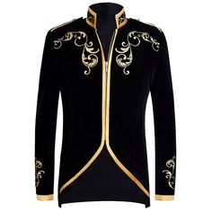 Embroidery Blazer, Princes Fashion, Mandarin Collar Jacket, Blazer Wedding, Men's British Style, Slim Fit Blazer, Slim Fit Jackets, Slim Fit Blazers, Royal Style