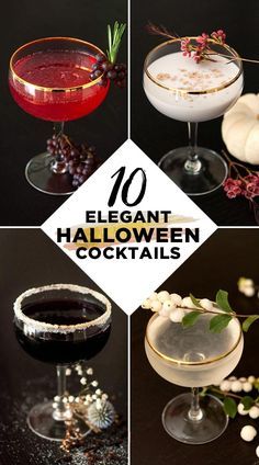 10 elegant halloween cocktails that are easy to make