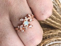 Opal Ring Opal Jewelry Dainty Ring Gemstone Ring Minimalist | Etsy Dainty Rose Gold Opal Jewelry, Delicate Rose Gold Opal Jewelry, Rose Gold Pink Opal Jewelry For Wedding, Dainty Opal Ring In Rose Gold, Delicate Adjustable Opal Wedding Ring, Dainty Rose Gold Opal Ring For Wedding, Dainty Rose Gold Opal Wedding Ring, Adjustable Rose Gold Opal Jewelry, Pink Opal Ring For Wedding