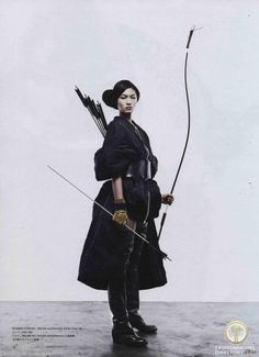 blackbyasiat:  Chiharu Okunugi Chiharu Okunugi, Arrow And Bow, Arte Ninja, Pencak Silat, An Arrow, Bow And Arrow, Human Poses, Kendo, Warrior Princess