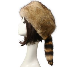 Please be reminded that due to lighting effects and monitor brightness/contrast setting, the color tone of the website photo and the actual item could be slightly different. Lady Warm Russian Cossack Flat Hat with Tail Faux Fur Winter Ski Trapper Soft This item is for one hat. Color: khaki Material: faux fur Size: 22-22.8in/56-58cm SKU: 904-D191/JYY Raccoon Tail, Flat Top Hat, Russian Hat, Russian Winter, Earflap Hat, Faux Fur Hat, Flat Hats, Ski Cap, Soft Hats