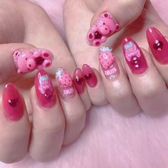 Desain Salon Kuku, Pretty Nail Designs, Fall Nail, Dream Nails, Funky Nails, Pretty Acrylic Nails, Nail Arts