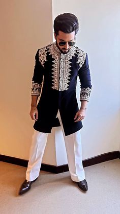 Men Sherwani Designs Style, Sufi Night, Animation Pics, Marriage Outfit, Dheeraj Dhoopar, Wedding Fits, Cloth Collection, Pathani Kurta