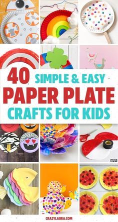 40 simple and easy paper plate crafts for kids