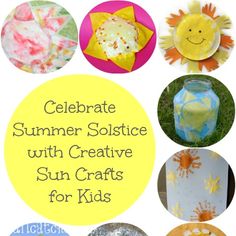 some crafts and activities for kids to do with the sun