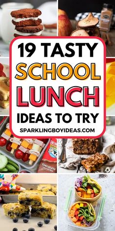 the top ten tasty school lunch ideas to try in this year's class