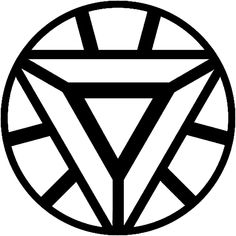 a black and white image of a diamond in the middle of a circular circle with an arrow