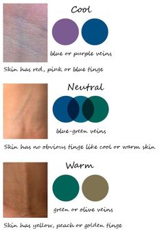 Warm Skin Tone Colors, Teal And Olive Green, Foundation Photography, Type Of Makeup, Neutral Skin Tone, Green Veins, Skin Undertones, Artist Tips