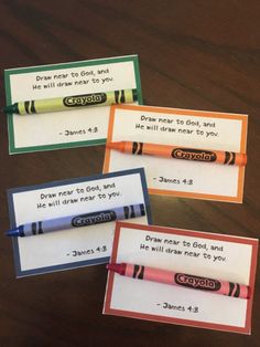 three crayons are on top of each other, with the words crayon written