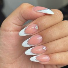 #frenchnails French Nails, Hair And Nails, Acrylic Nails, Nail Art, Nails, Hair, Pins, Beauty