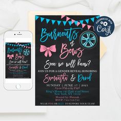 this is an image of a chalkboard baby shower