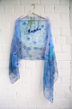 Hand painted luxury Silk Chiffon scarf Cornflowers in Periwinkle sky, Cornflower Blue field and some navy/petrol blue accents. Chiffon is very light and transparent pure silk fabric. It looks so beautiful and mysterious in layered applications. -------------------------------------------------------------------------------------------------------------------------------------------------------------------- This design Scarf is MADE TO ORDER and available in 2 SQUARE and 5 OBLONG sizes: 21*x21 in Blue Bohemian Silk Scarf For Spring, Bohemian Blue Silk Scarf For Spring, Blue Silk Scarves For Spring, Blue Silk Scarf For Spring, Artistic Summer Shawl Scarf, Summer Blue Silk Scarf, Summer Purple Silk Scarf, Blue Bohemian Hand-dyed Silk Scarf, Artistic Blue Silk Scarf For Spring