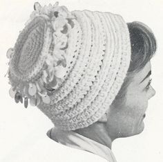 This amazing vintage crocheted Fez can be made "fancy" with sequin bangles, or plain.  A 50's classic, this hat will make a great addition to your vintage wardrobe. Pattern includes detailed instructions needed to complete this cool hat. Please note: You are purchasing a reformatted digital copy of this vintage pattern from my personal collection. Not the original pattern. Fez Hat, Wardrobe Pattern, Cool Hat, Crochet Vintage, Vintage Wardrobe, Cool Hats, Vintage Crochet, Vintage Pattern, Hat Pattern